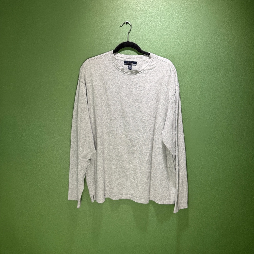 Façonnable Gray Long Sleeve Tee Size XL